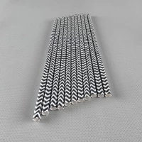 Соломка трубочка бумажная Ø 5 мм 20 см 