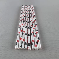 Соломка трубочка бумажная Ø 5 мм 20 см 