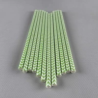 Соломка трубочка бумажная Ø 5 мм 20 см 