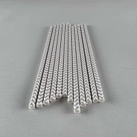 Соломка трубочка бумажная Ø 5 мм 20 см 