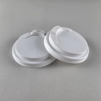 Крышка под стакан  бумажный. Ф79 (гар) белая ДИФЛОН (50 шт)