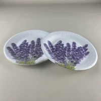 Тарелка бумажная 23см