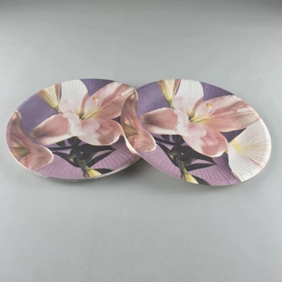 Тарелка бумажная 23см