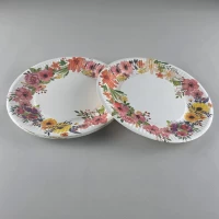 Тарелка бумажная 23см