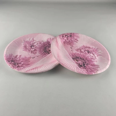 Тарелка бумажная 23см