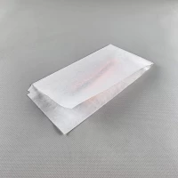 Пакет бумажный крафт белый Уголок 90х0х210, 40г/м2 (100 шт)