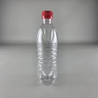 Пластиковая бутылка ПЭТ 0,5 л,  Ø28 прозрачная с крышкой  (150 шт)