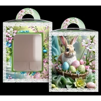 Коробка под пасхальный  Пасхи 14см *14см*18,7см  (400грм) №8 (1 шт)