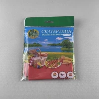 Скатерть одноразовая (105x200)  Супер торба Красная (1 шт)