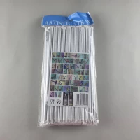 Трубочки для коктейлей Черная в индивидуальной упаковке Artistic Ø 6 мм, 26 см (100 шт) Трубочки для коктейлей Черная в индивидуальной упаковке Artistic Ø 6 мм, 26 см (100 шт)