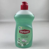 Средство для мытья посуды Helper Зеленый Лимон 495г (1 шт) Средство для мытья посуды Helper Зеленый Лимон 495г (1 шт)