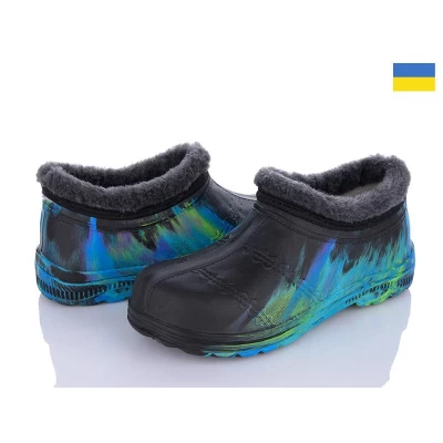 Галоши женские sanlin2, зима. Размеры - 36-4, чорний-папуга Галоши женские sanlin2, зима. Размеры - 36-4, чорний-папуга