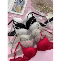 Ажурный бюстгальтер на поролоне С 7128