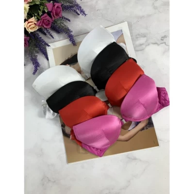 Гладкий бюст на тонком поролоне. Бретель – съемная, спина - силиконовая