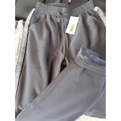 Женские спортивные брюки эластик, бамбук на меху Sona, размеры 3XL-5XL, 6XL-8XL