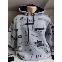 Толстовка мужская на флисе. Р. 46-48-50-52. Расцветки в ассорт.