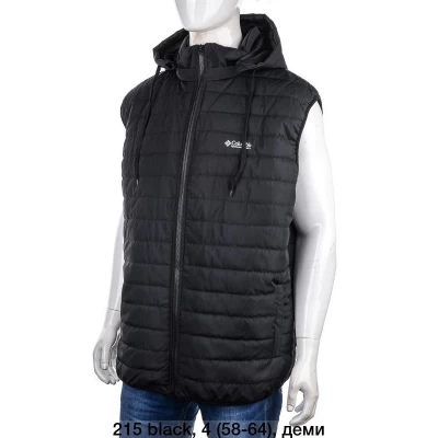 Мужская жилетка. Размеры 58-66. Наполнитель синтепон