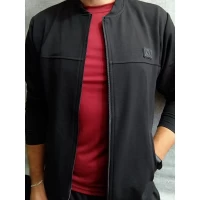 Кофтa Мужская двохнитка. Рaзмер M-2XL. Расцветки в ассорт. (В уп. 4 штук одного цвета)