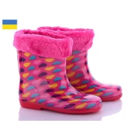 Сапоги детские резина, мех (зима). Размеры - 22-29, 28-35