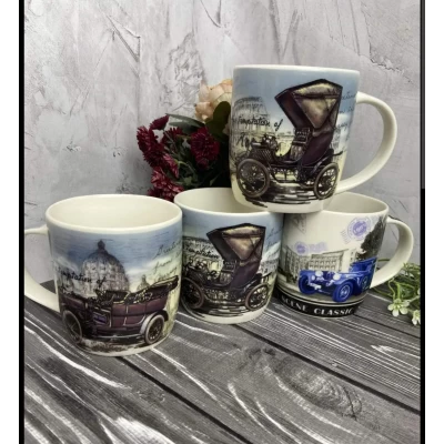 Чашка ретро авто (360мл)