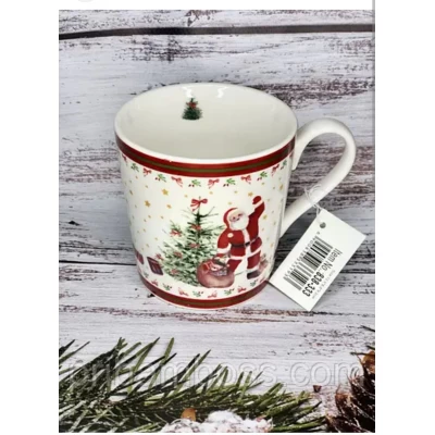 Чашка фарфоровая*Санта*(350мл)