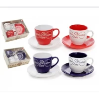 Набор кофейный 2чашки(250мл) +2блюдца