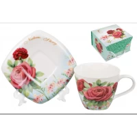 Набор чайная чашка (230мл)+блюдце 