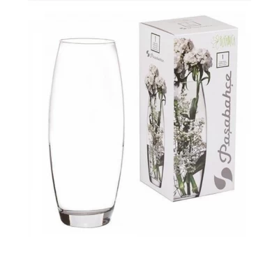 Ваза стеклянная для цветов (43966) V(26cм)d(11см) Ваза стеклянная для цветов (43966) V(26cм)d(11см)