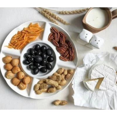 Менажница фарфоровая (30*3см)