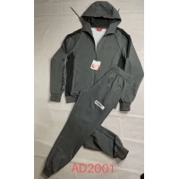 Спортивный мужской костюм. Размеры 48, 50, 52, 54, 56, M-3XL. Ткань коттон, трикотаж.