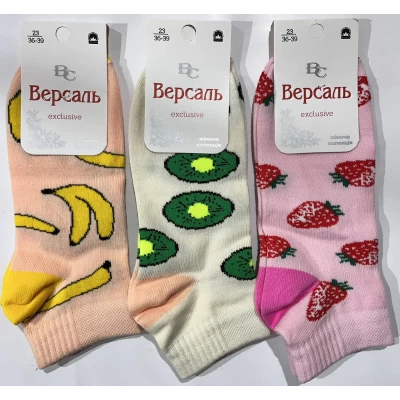 Носки женские демисезонные ВЕРСАЛЬ EXCLUSIVE, 90% хлопок, размер 33-39 Носки женские демисезонные ВЕРСАЛЬ EXCLUSIVE, 90% хлопок, размер 33-39