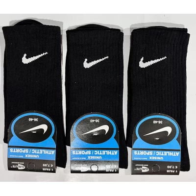 Женские (подросток) носки спорт, высокая резинка NIKE, размер 36-40 Женские (подросток) носки спорт, высокая резинка NIKE, размер 36-40