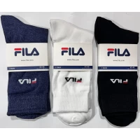 Мужские носки спорт FILA, высокая резинка , размер 43-46