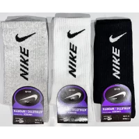 Мужские носки спорт NIKE, высокая резинка , размер 42-45
