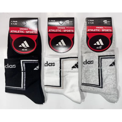 Мужские носки спортADIDAS, размер 42-45. Турция
