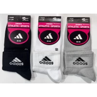 Носки женские демисезонные ADIDAS, размер 23-25. Турция
