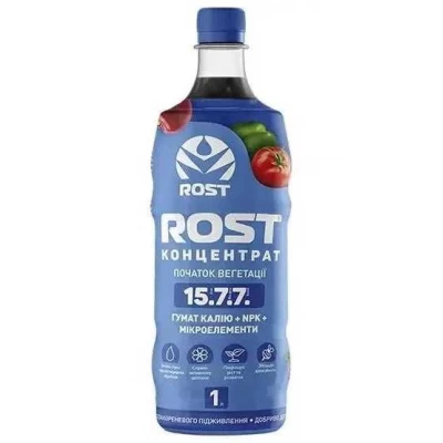 РОСТ-КОНЦЕНТРАТ АЗОТНЫЙ (NPK 15+7+7) 1Л
