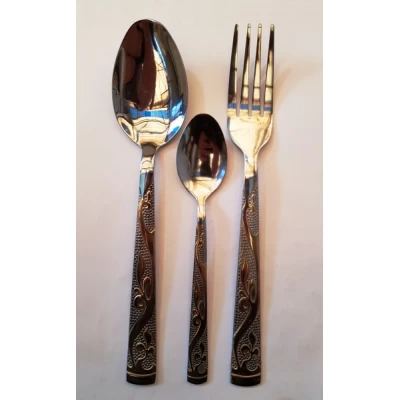 Чайная ложка с узором "Романтика" (уп. 6 шт) Чайная ложка с узором "Романтика" (уп. 6 шт)