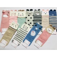 Носки с ушками для девочек размер 25-30, 30-35, 35-39 (36924)