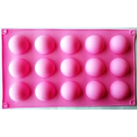 Силиконовая форма сфера из 15 шт. 29×17см. D. 4см.шара