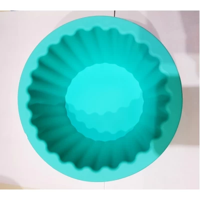 Силиконовая форма большой кекс d 18 см. глуб 9 см.