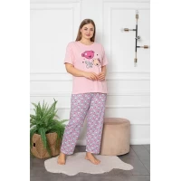 Пижама женская трикотаж (хлопок), размеры 50-56, Турция