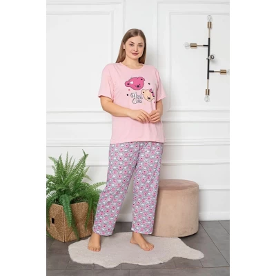 Пижама женская трикотаж (хлопок), размеры 50-56, Турция Пижама женская трикотаж (хлопок), размеры 50-56, Турция