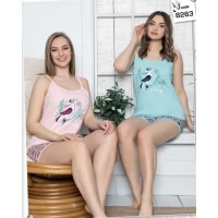 Пижама женская трикотаж (хлопок), размеры S- XL (46-52), Турция