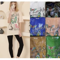 Футболка туніка OVERSIZE, р. S-L (48-54) коттон 100%, Турция