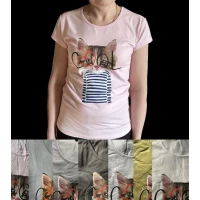 Футболка женская молодежная, р. S-ХL (44-50) коттон 100%, Турция