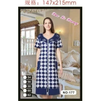 Халат женский летний коттон размер 54-62 (34038)