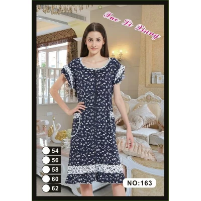 Халат женский летний коттон размер 54-62, 58-66 (34821)