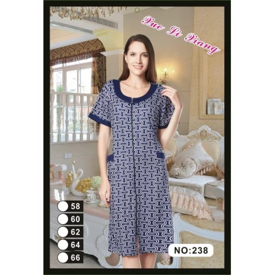 Халат женский летний коттон размер 58-66 (34843)