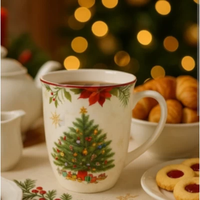 Фарфоровая чашка (480мл)  Christmas story